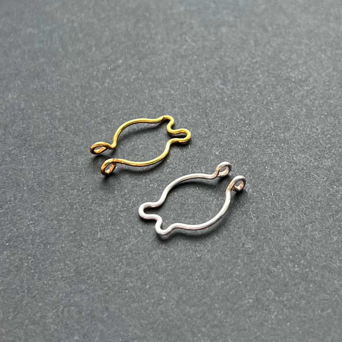 Silver Fake Squiggle Septum
