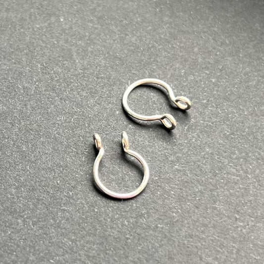 Faux Septum argenté (pack de 2)