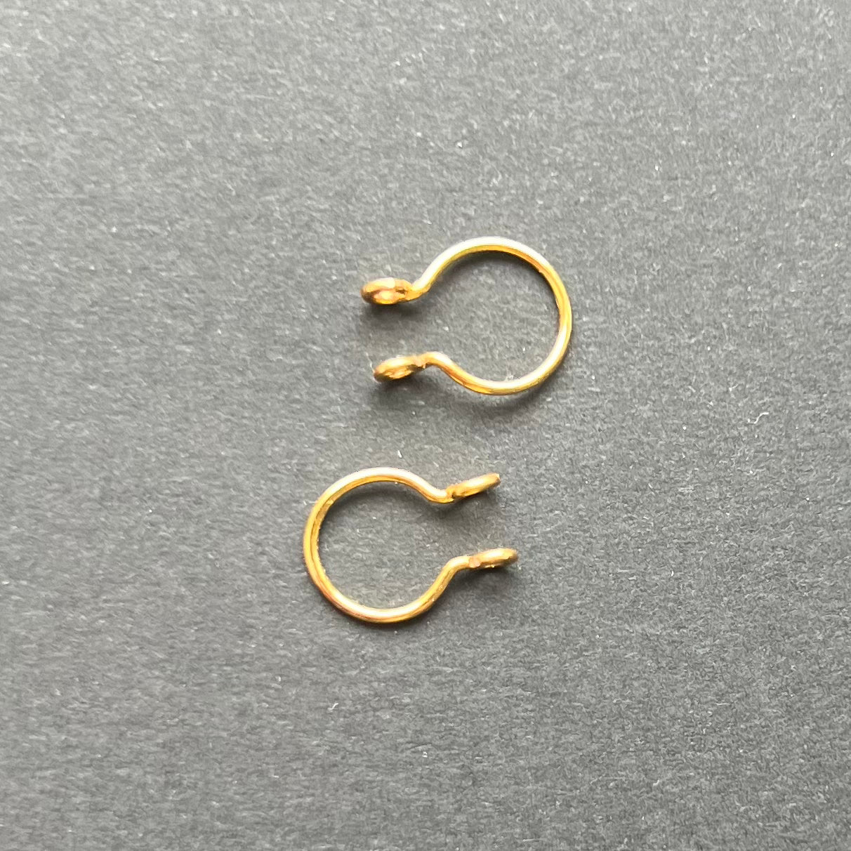 Faux Septum doré (pack de 2)