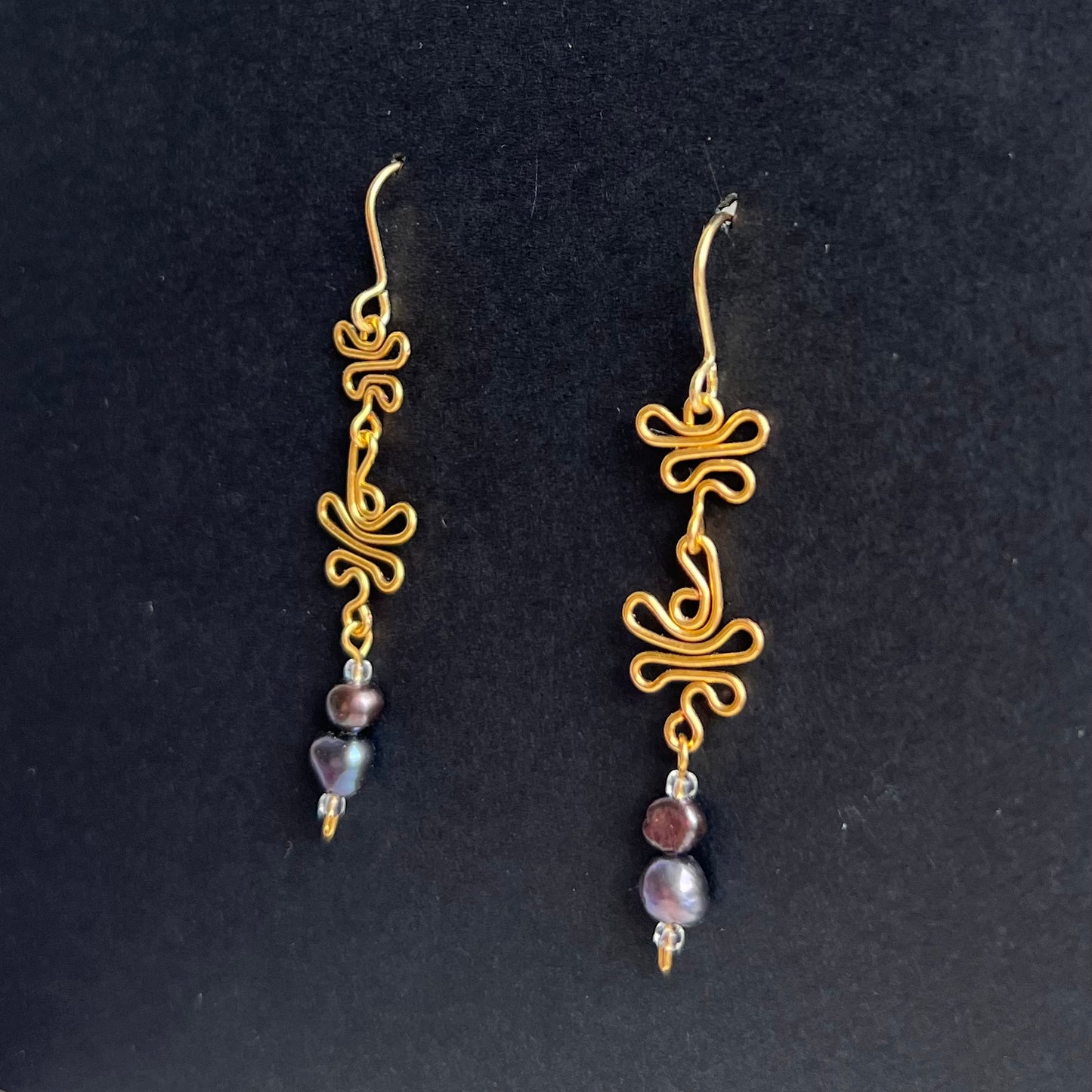 Eden Pearl Gold Earrings