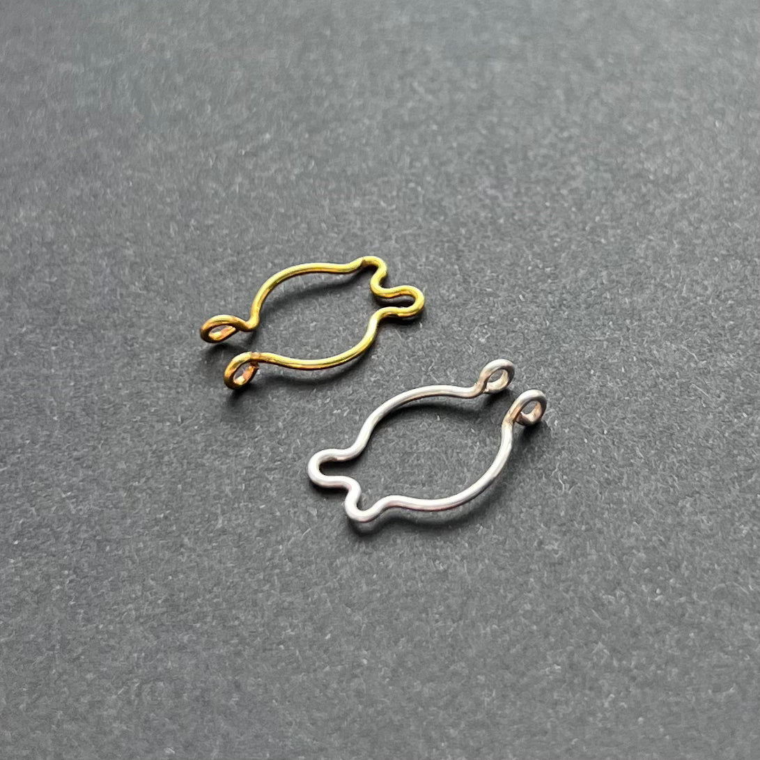 Gold Fake Squiggle Septum