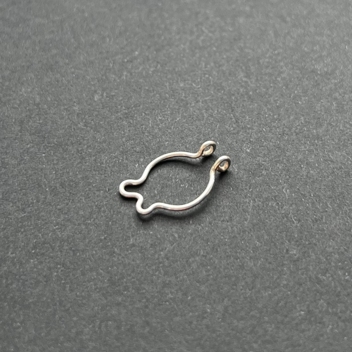 Silver Fake Squiggle Septum