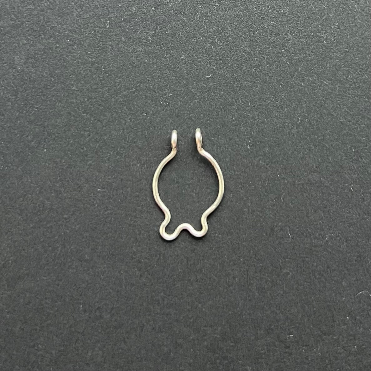 Silver Fake Squiggle Septum