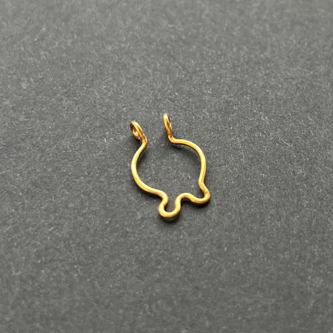 Gold Fake Squiggle Septum