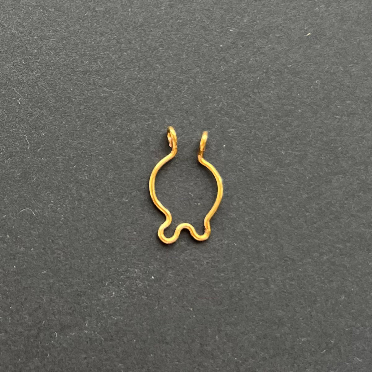 Gold Fake Squiggle Septum